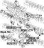 MAZDA KD3528480 Control Arm-/Trailing Arm Bush